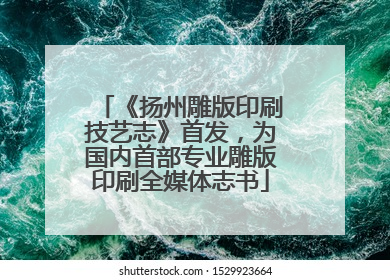 《扬州雕版印刷技艺志》首发，为国内首部专业雕版印刷全媒体志书