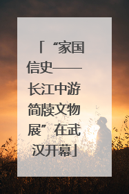 “家国信史——长江中游简牍文物展”在武汉开幕