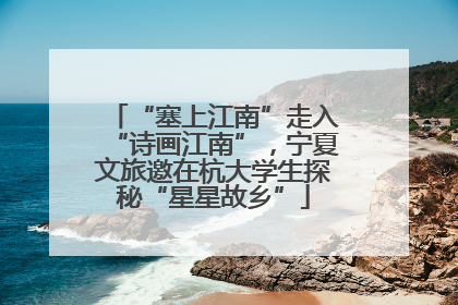 “塞上江南”走入“诗画江南”，宁夏文旅邀在杭大学生探秘“星星故乡”