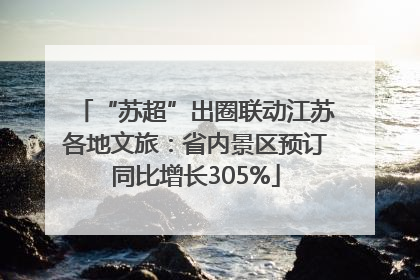 “苏超”出圈联动江苏各地文旅：省内景区预订同比增长305%