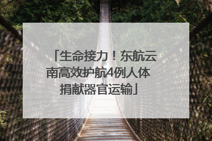 生命接力！东航云南高效护航4例人体捐献器官运输