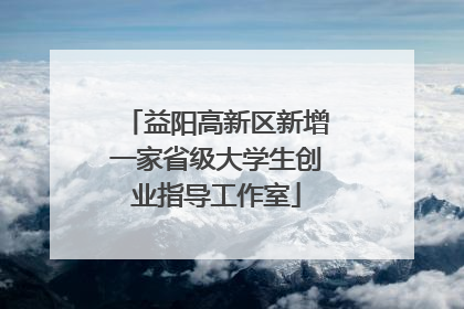 益阳高新区新增一家省级大学生创业指导工作室