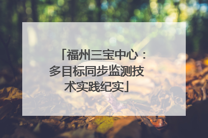 福州三宝中心：多目标同步监测技术实践纪实