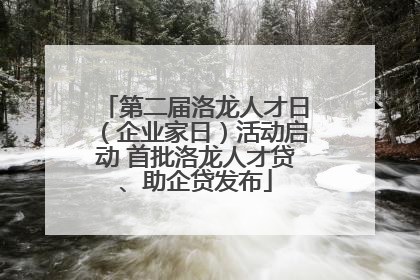 第二届洛龙人才日（企业家日）活动启动 首批洛龙人才贷、助企贷发布