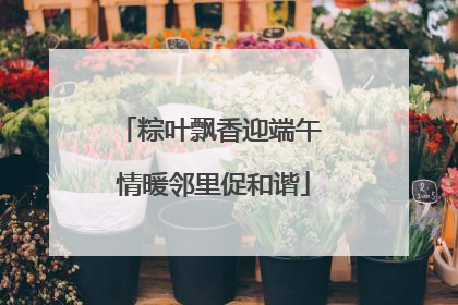 粽叶飘香迎端午 情暖邻里促和谐