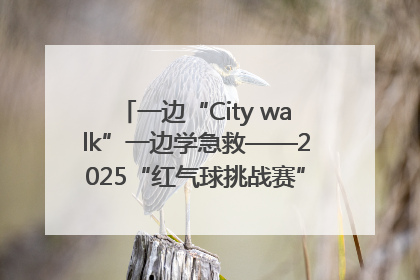 一边“City walk”一边学急救——2025“红气球挑战赛”（郑州站）燃情开跑