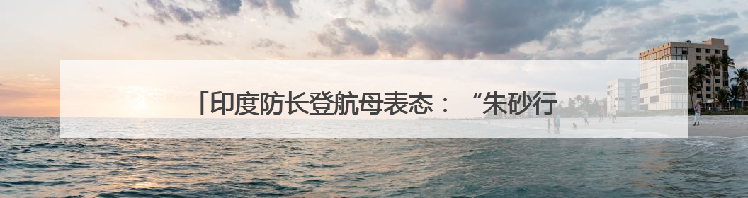 印度防长登航母表态：“朱砂行动”并未结束！巴基斯坦军方高官称这是一种危险的状况……