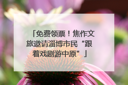 免费领票！焦作文旅邀请淄博市民“跟着戏剧游中原”