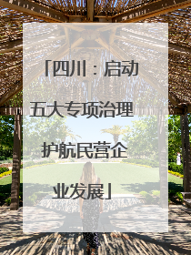 四川：启动五大专项治理 护航民营企业发展