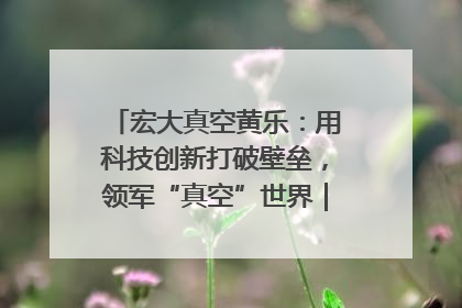 宏大真空黄乐：用科技创新打破壁垒，领军“真空”世界｜湘商，向上③