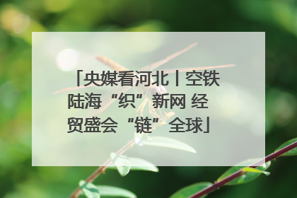 央媒看河北丨空铁陆海“织”新网 经贸盛会“链”全球