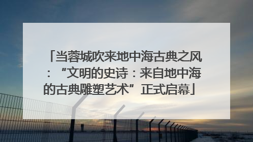 当蓉城吹来地中海古典之风：“文明的史诗：来自地中海的古典雕塑艺术”正式启幕