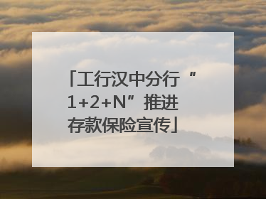 工行汉中分行“1+2+N”推进存款保险宣传