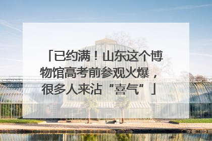 已约满！山东这个博物馆高考前参观火爆，很多人来沾“喜气”