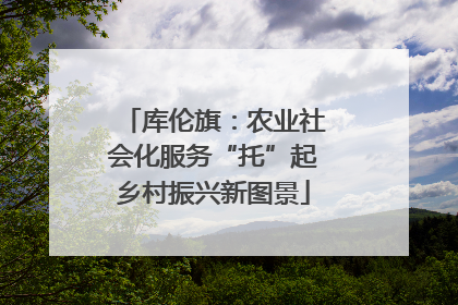 库伦旗：农业社会化服务“托”起乡村振兴新图景