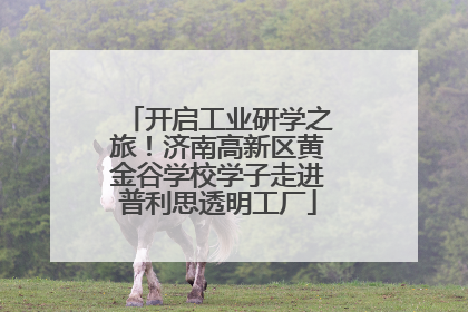开启工业研学之旅！济南高新区黄金谷学校学子走进普利思透明工厂