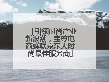 引领时尚产业新浪潮，宝尊电商蝉联京东大时尚最佳服务商