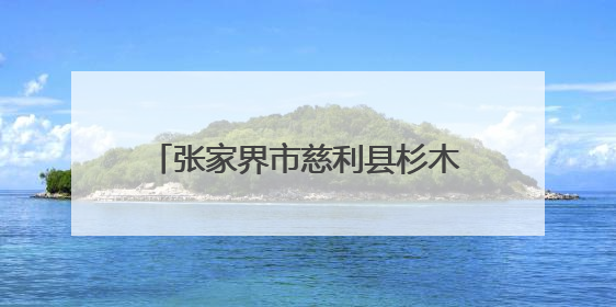 张家界市慈利县杉木桥镇：在防汛大考中彰显“人民情怀”