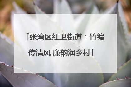 张湾区红卫街道：竹编传清风 廉韵润乡村