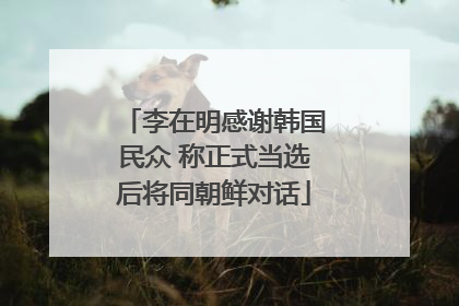 李在明感谢韩国民众 称正式当选后将同朝鲜对话