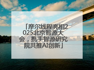 摩尔线程亮相2025北京智源大会，携手智源研究院共推AI创新