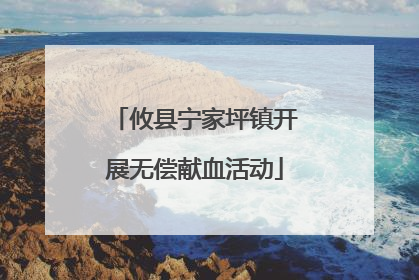 攸县宁家坪镇开展无偿献血活动