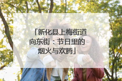 新化县上梅街道向东街：节日里的烟火与欢腾