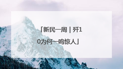 新民一周｜歼10为何一鸣惊人