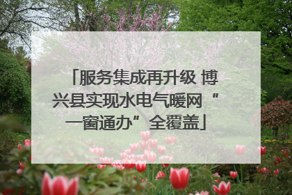 服务集成再升级 博兴县实现水电气暖网“一窗通办”全覆盖