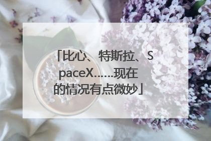 比心、特斯拉、SpaceX……现在的情况有点微妙