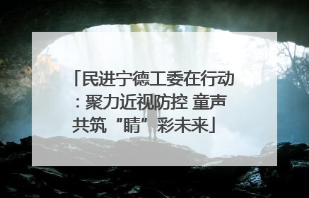 民进宁德工委在行动：聚力近视防控 童声共筑“睛”彩未来