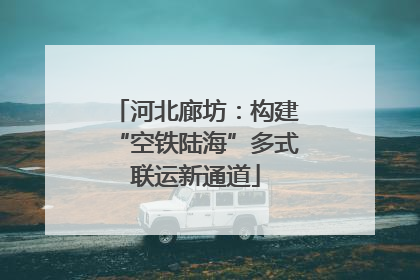 河北廊坊：构建“空铁陆海”多式联运新通道