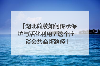 湖北简牍如何传承保护与活化利用？这个座谈会共商新路径