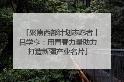 聚焦西部计划志愿者丨吕学亨：用青春力量助力打造新疆产业名片