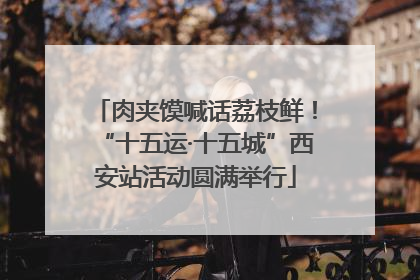 肉夹馍喊话荔枝鲜！“十五运·十五城”西安站活动圆满举行