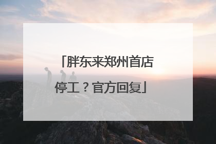 胖东来郑州首店停工？官方回复