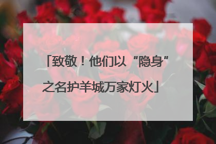 致敬！他们以“隐身”之名护羊城万家灯火