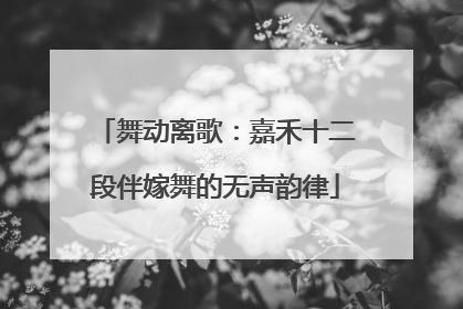 舞动离歌：嘉禾十二段伴嫁舞的无声韵律