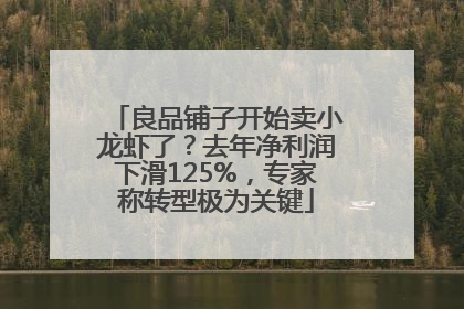 良品铺子开始卖小龙虾了？去年净利润下滑125%，专家称转型极为关键