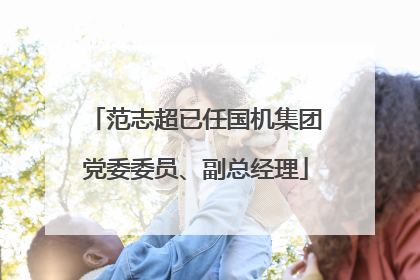 范志超已任国机集团党委委员、副总经理