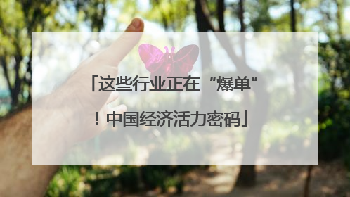 这些行业正在“爆单”！中国经济活力密码
