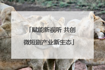 赋能新视听 共创微短剧产业新生态
