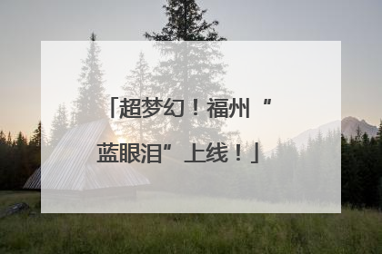超梦幻！福州“蓝眼泪”上线！