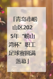 青岛市崂山区2025年“崂山湾杯”职工足球赛圆满落幕