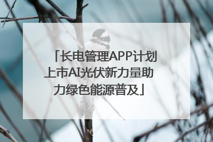 长电管理APP计划上市AI光伏新力量助力绿色能源普及