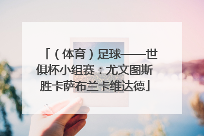 （体育）足球——世俱杯小组赛：尤文图斯胜卡萨布兰卡维达德
