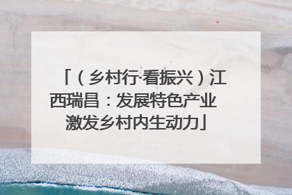 （乡村行·看振兴）江西瑞昌：发展特色产业 激发乡村内生动力