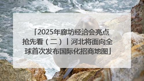 2025年廊坊经洽会亮点抢先看（二）丨河北将面向全球首次发布国际化招商地图