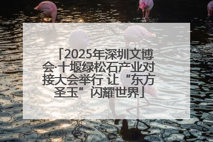2025年深圳文博会·十堰绿松石产业对接大会举行 让“东方圣玉”闪耀世界