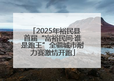 2025年裕民县首届“富裕民间·谁是跑王”全疆城市耐力赛激情开跑